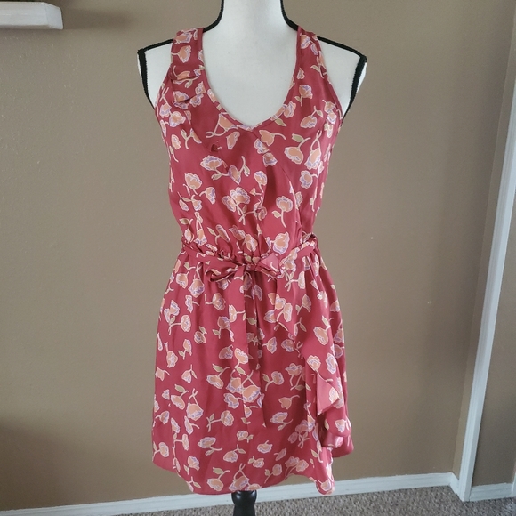 LC Lauren Conrad Dresses & Skirts - LC Lauren Conrad Floral Ruffle Dress Sleeveless 2